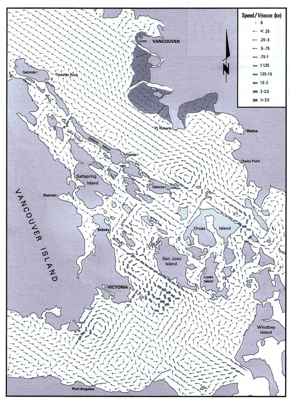 Current Charts San Juan Islands