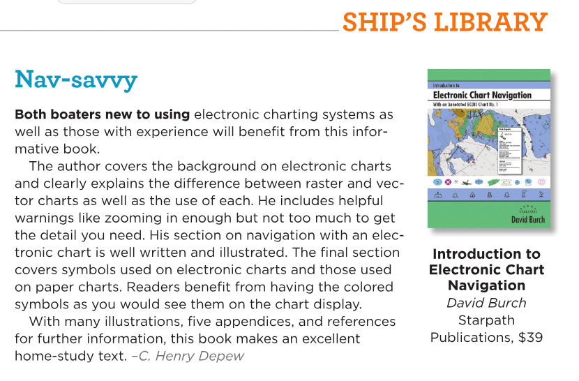 Introduction To Electronic Chart Navigation